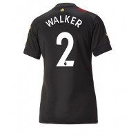 Dres Manchester City Kyle Walker #2 Gostujuci za Žensko 2022-23 Kratak Rukav